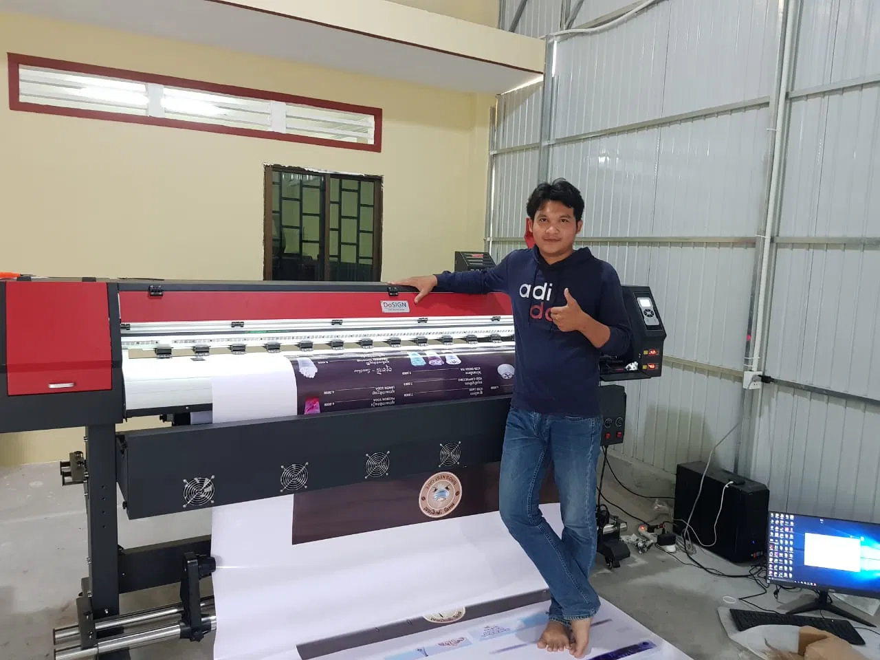 1.6m Eco Solvent Printer Dx11