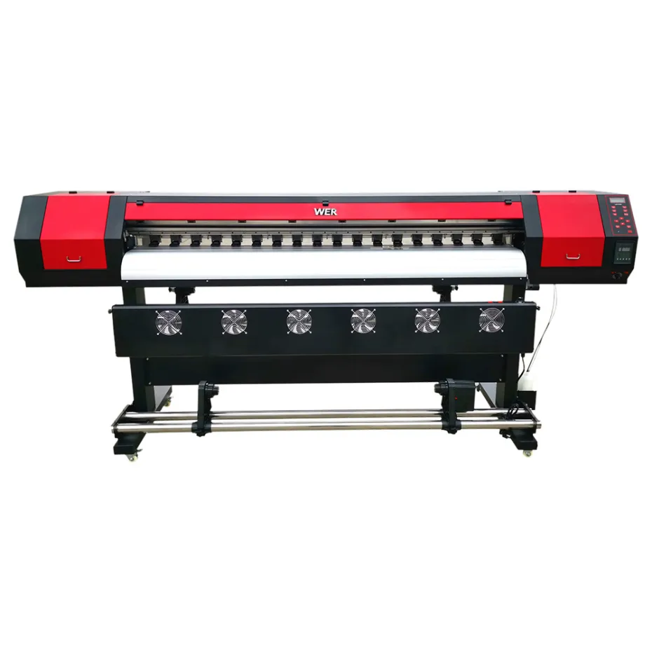 1.8m 6feet Canvas Printing Machine with Two Epson Dx7 Printhead