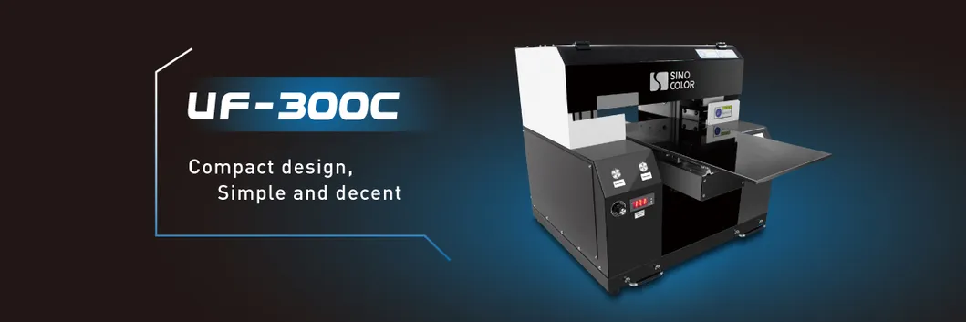 1440 Dpi Sinocolor 30X 50 Cm UV Flatbed Printing Machine for Phone Case, Pen, Bottle