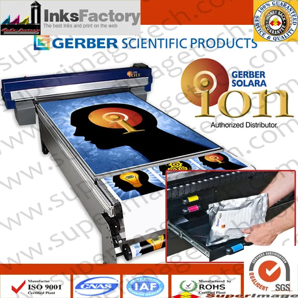 1liter Ink Pack for Gerber Solara UV2/Solara Ion/Gerber Cat