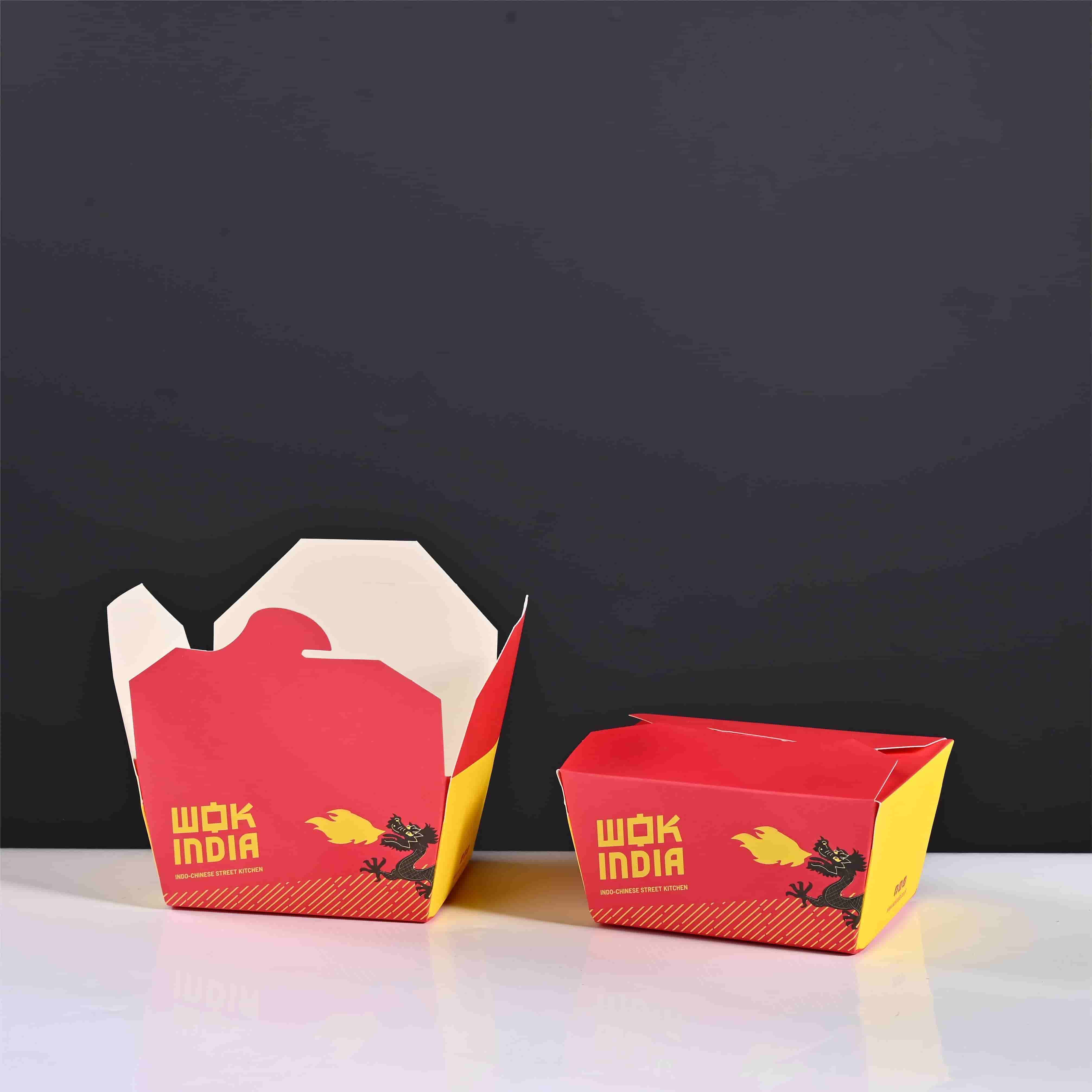 Which Design Elements Work Best for a Square Bottom Take Away Paper Box with Full Color Printing