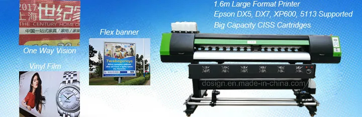 5feet 6feet Digital Vinyl Printer Plotter XP600 Dx5 Plotter Inkjet Printer