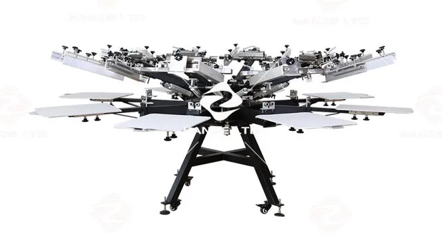 8 Color 8 Station Silk Screen Printing Machine Press