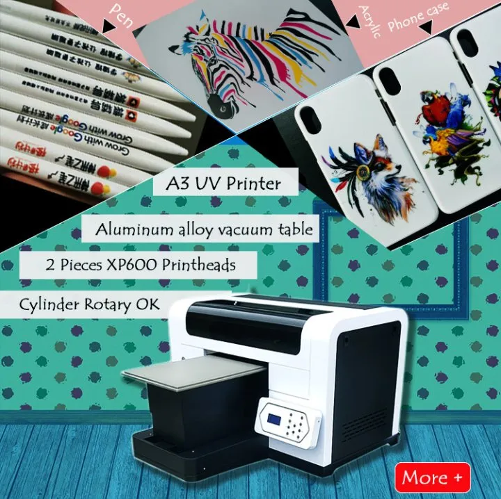 A3 LED UV Printer Business Card Printer Digital Printer CD DVD