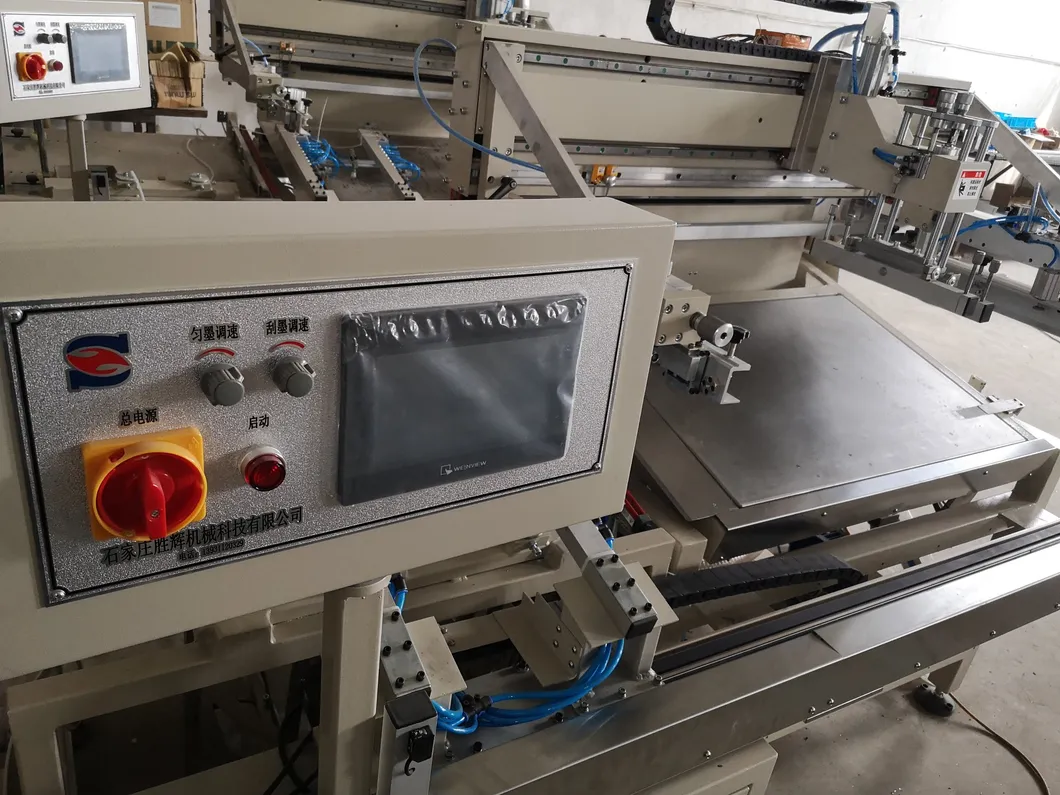 Automatic screen printing machine, rubber vulcanized paper HY-H56