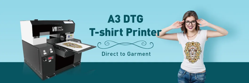 China Hot Sale Two Epson Heads 1440 Dpi Custom T Shirt Printing DTG Digital T Shirt Printer A3 Sizes (300mm*400mm)