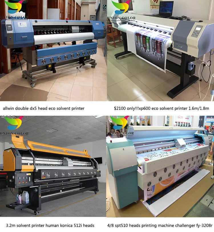 Cyan/Magenta//Yellow/Black Color Allwin Solvent Ink for Konica Head 512 42pl/35pl