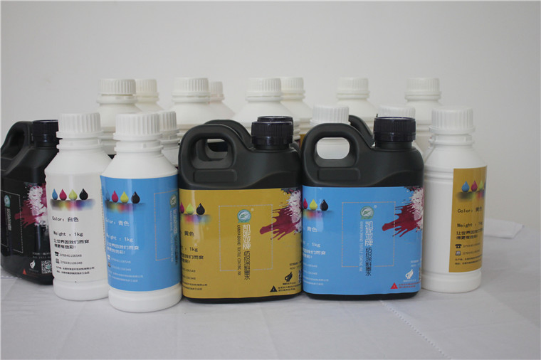 Dgt Digital Textile Four Color Cmyk Water Based Pigment Printing Ink with Top Fluency for T-Shirts