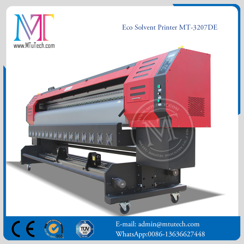 Dx5 Impresoras Eco-Solvent Printer Inkjet Printer 3.2m 1440 *1440dpi