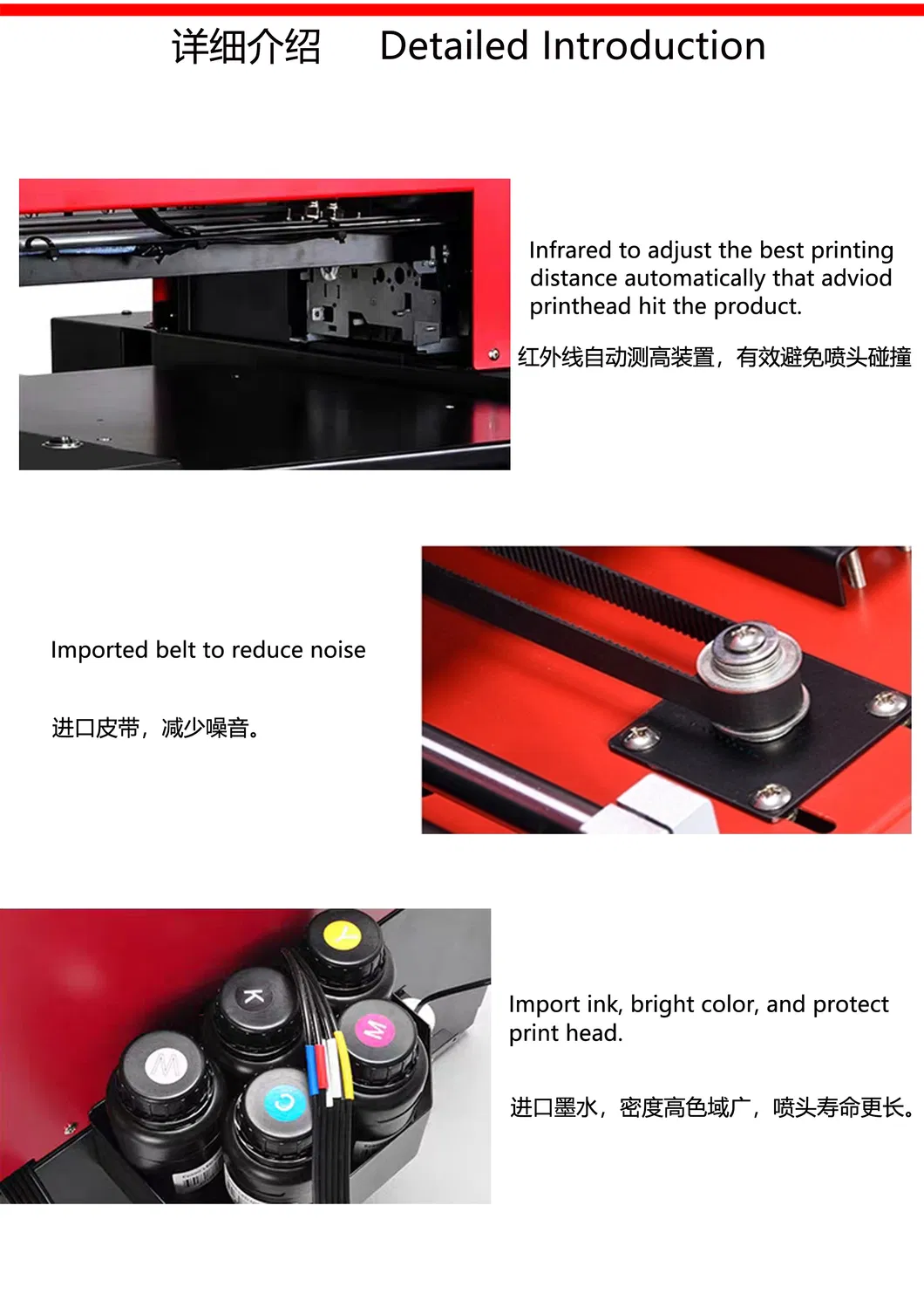 Epson Printhead A3 UV Flatbed Digital Printing Machine