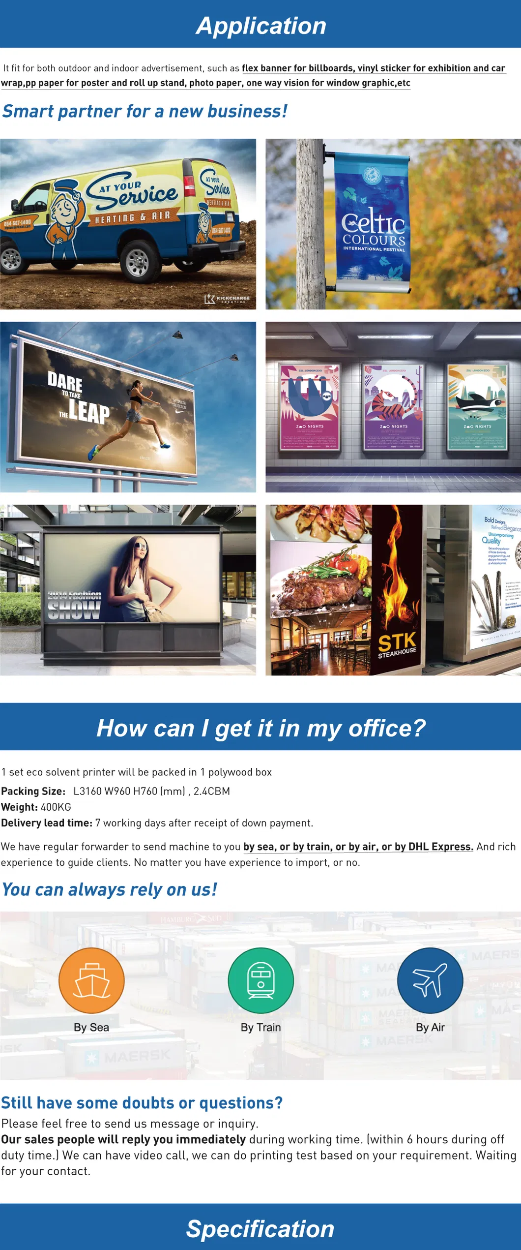 Factory Supply Cheapest 1.8 Meters 2 PCS F1080/I3200 Heads Eco Solvent Printer Photo Quality Less Smell for Indoor Outdoor Advertising