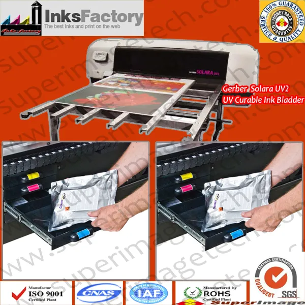 Gerber Solara UV2/Solara Ion 1L UV Curable Ink Pouches