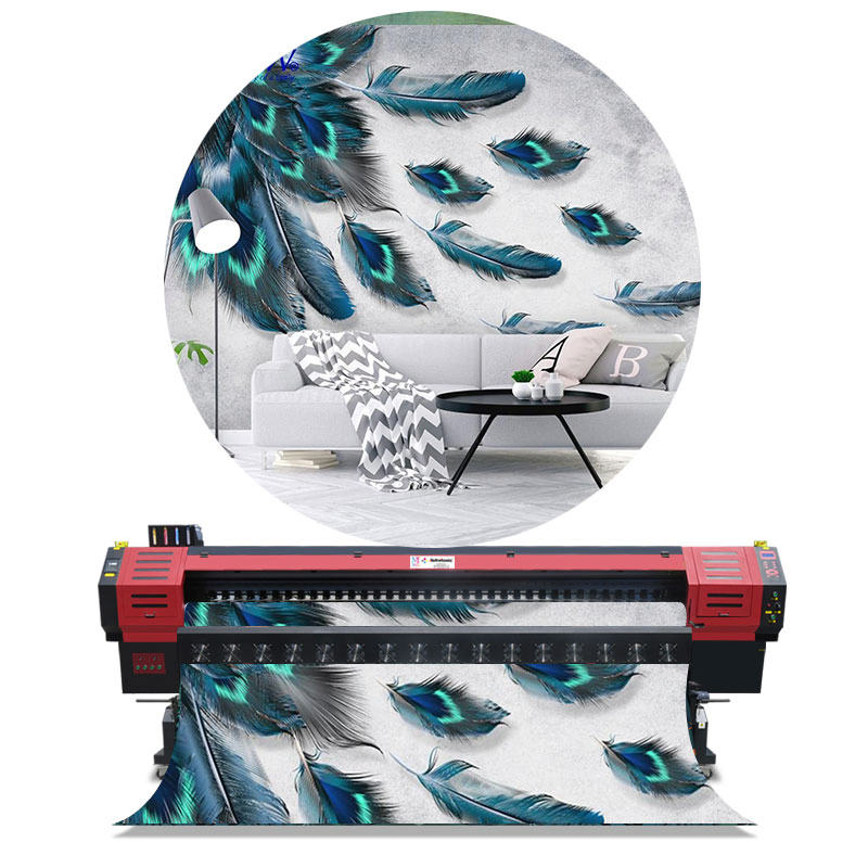 Good Sale Digital Large Format Inkjet Eco Solvent Printer with 1440 *1440dpi Resolution for Car Wrap