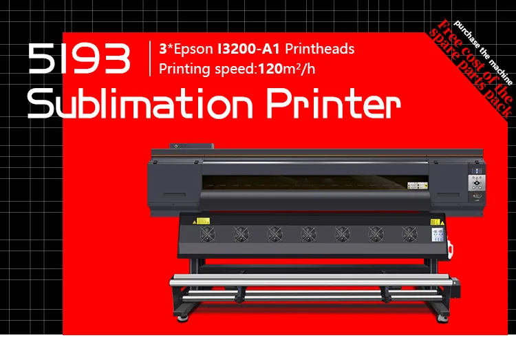 Heat Press Printer Sublimation Roll to Roll Inkjet Digital Printing Machine for Bed Sheet
