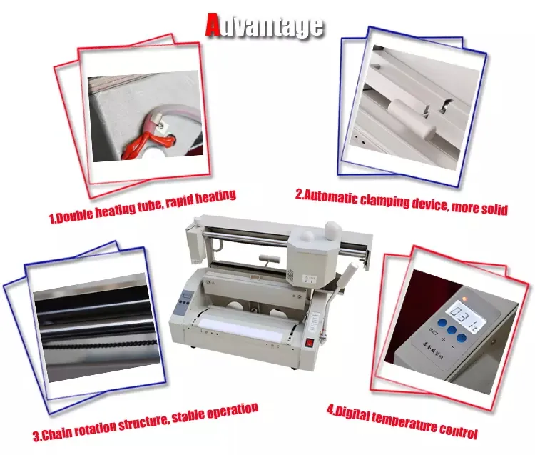 Heavy Duty Multi-Function Desktop Glue Book/Photobook Binder Binding Machine Cutter Milling Spine Rounder Scorer Trimmer