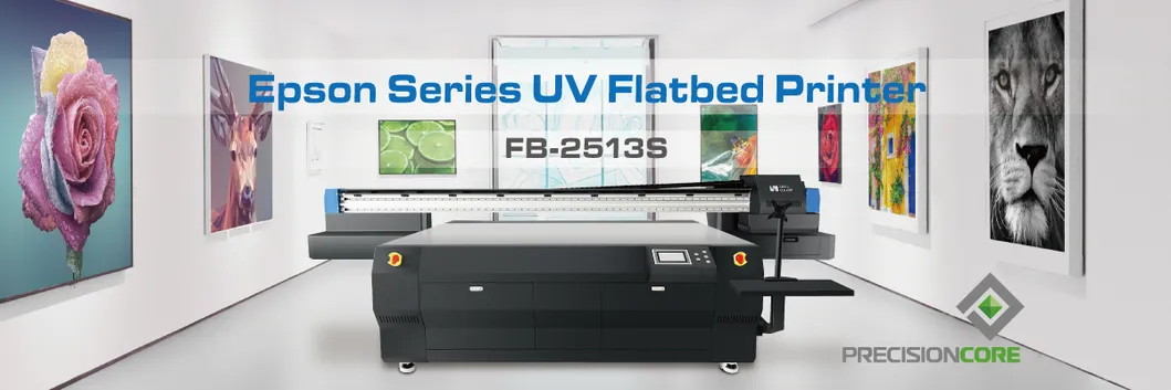 Hot Sale 2.5m*1.3m 3D UV Flatbed Printer with White Vanish Ink for PVC Board PP Paper Acrylic Wood Glass Metal Ceramic