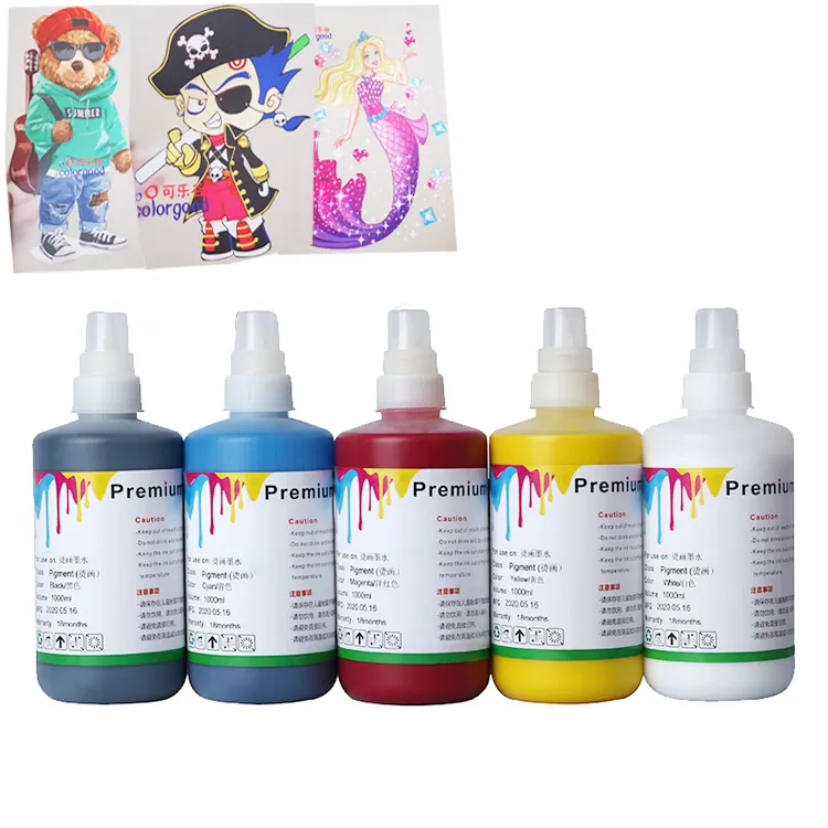 Hot Sale Dtf White Ink Pet Transfer Dtf Ink for Epson L1800 L805 P600 P800 Dx5 4720 1390 Dtf Film Printer Inks
