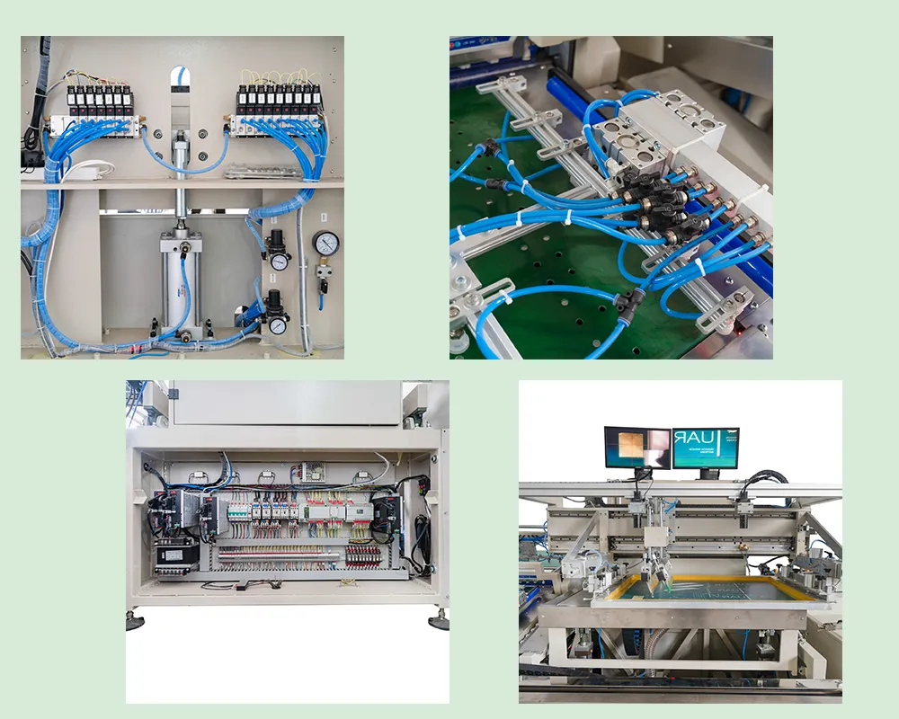 HY-D58 Double-sided dust removal automatic Self-adhesive screen printing machine