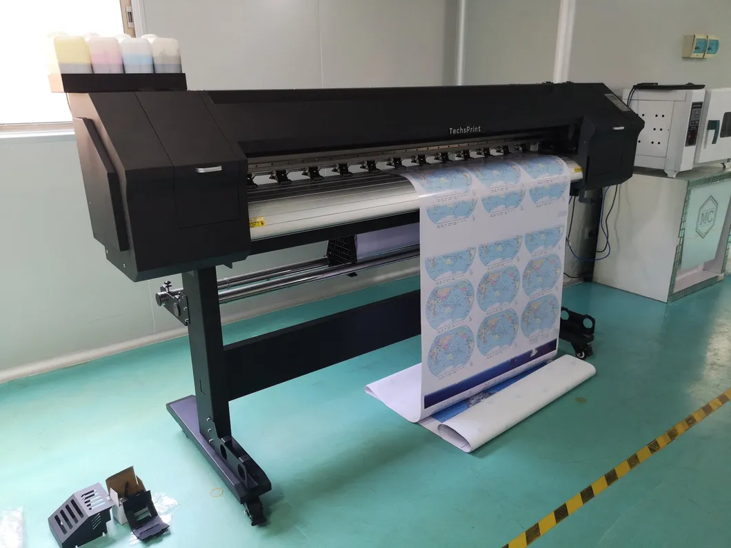 Large Format Digital Dye Eco Solvent Printer with Epson I3200 Printhead