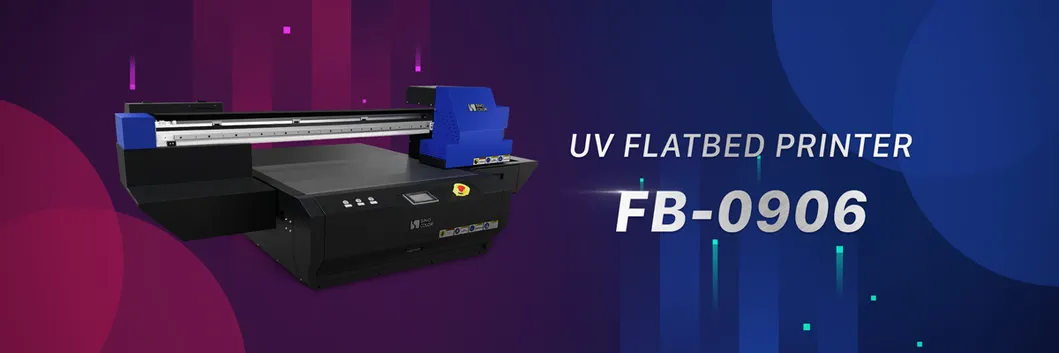 Muti-Function A1 UV Flatbed Printer Fb-0906 on Glass Wood Acrylic Ceramic