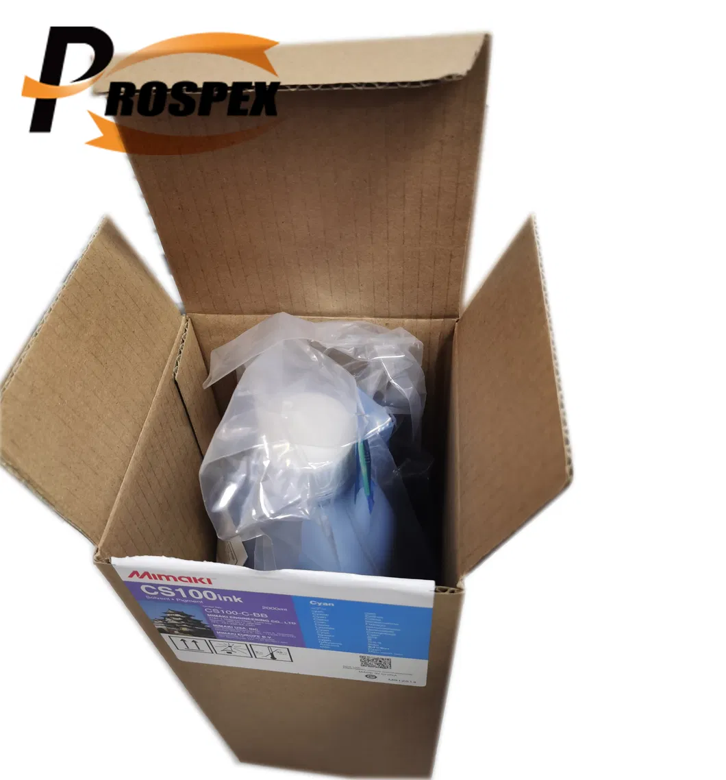 Original Mimaki CS100 200ml Solvent Pigment Printer Ink with Chip for Swj320/S4