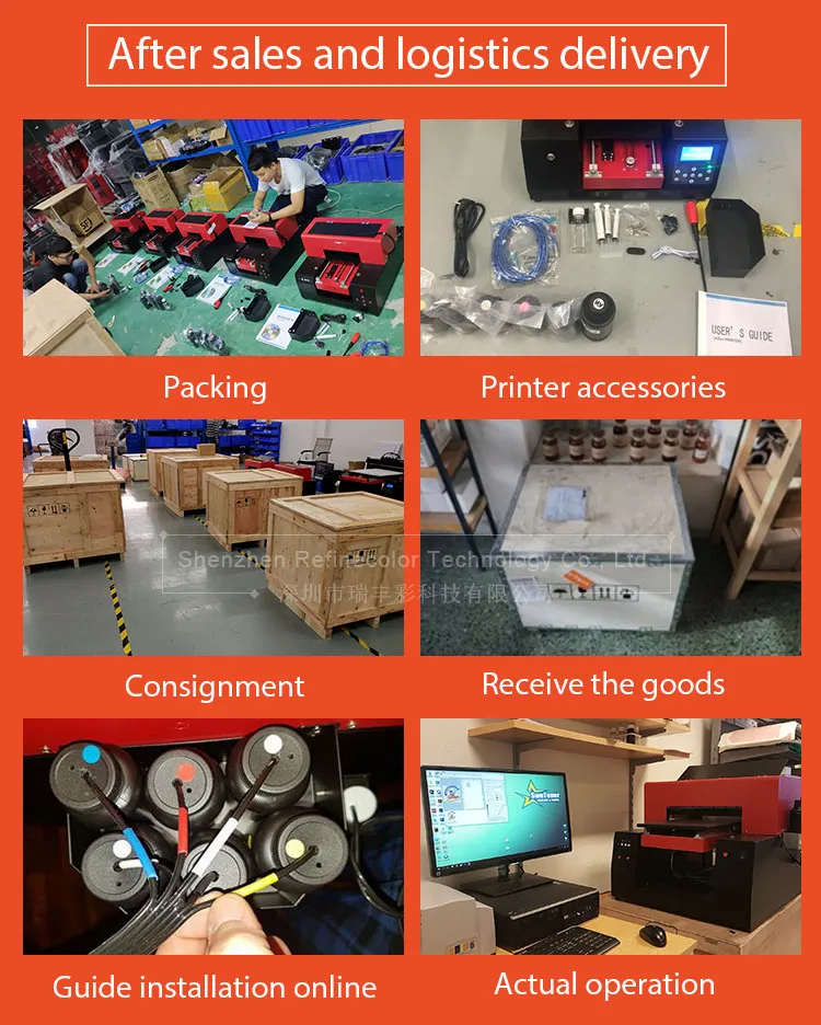 Rfc Cost-Effective Flash Inkjet Technology A4 UV for Epson R330 PVC Card Business Card Printer