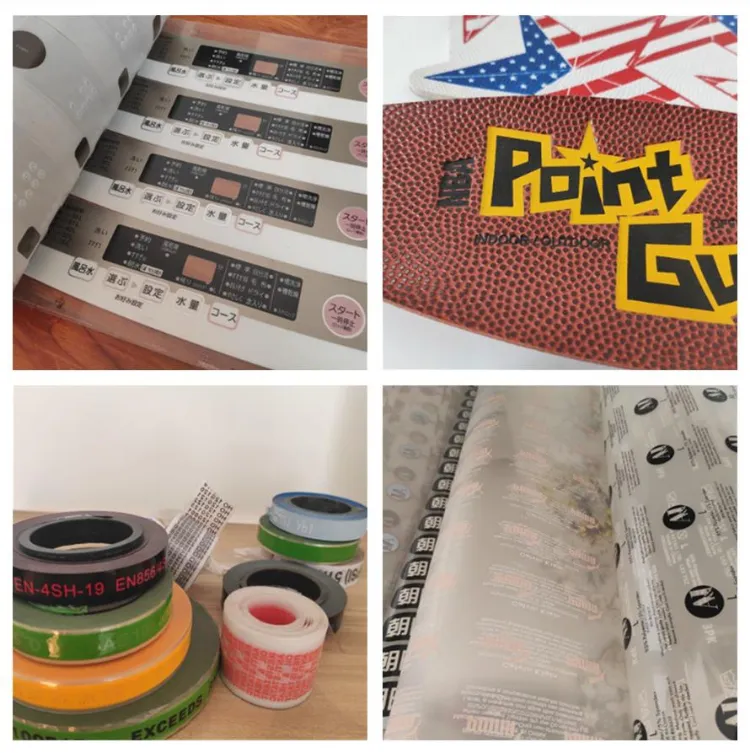 Self-adhesive printing machine Packaging, HY-Z57 label, UV varnish, ribbon