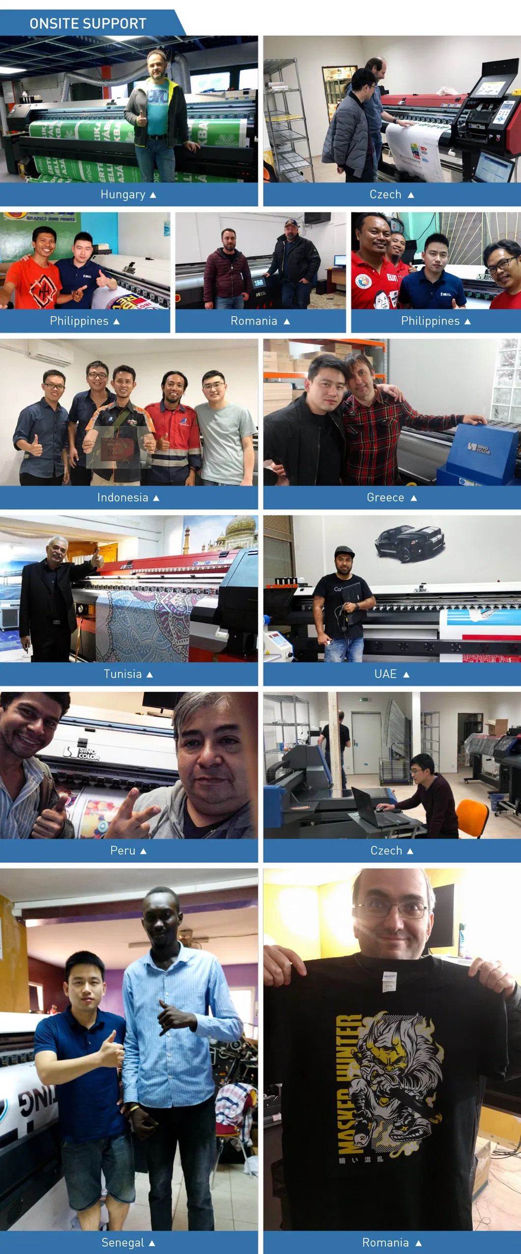 Sinocolor China Made 1440 Dpi DTG Printer Tp-600d for Team with Factory Price