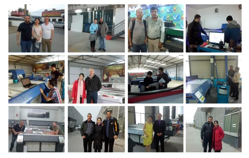 Stable High Speed UV Flatbed Printer for Glass Printing Machine