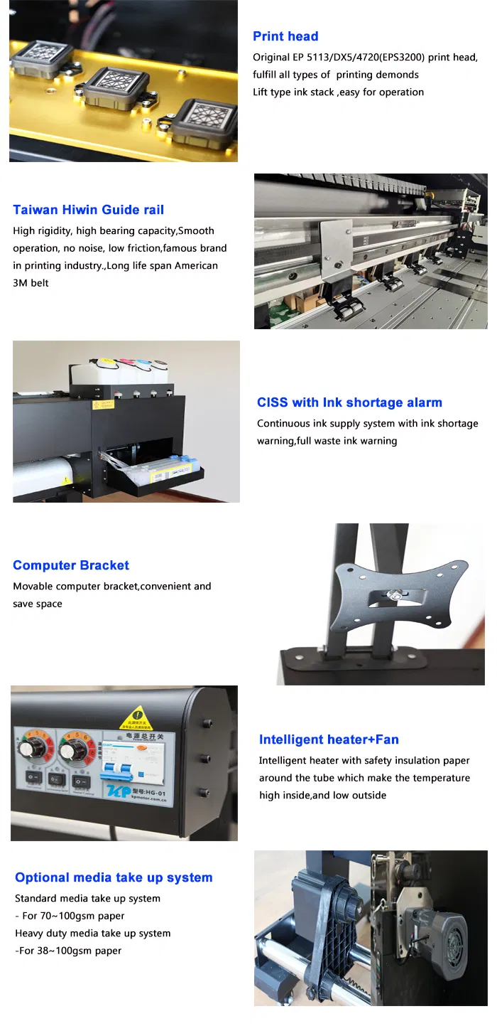 Sublimation Printer Machine for Textile with Sublimation Paper Roll