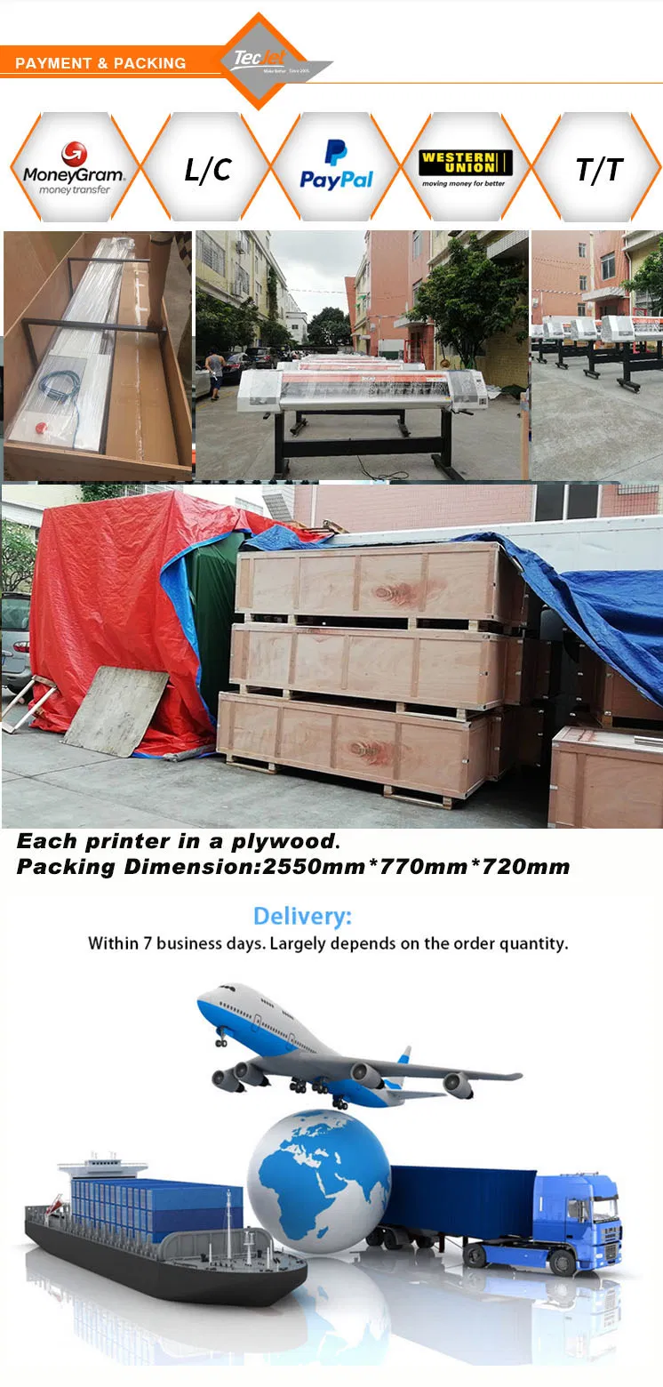 Tecjet 1871 Large Format Roll Size Heat Transfer Paper Sublimation Printer
