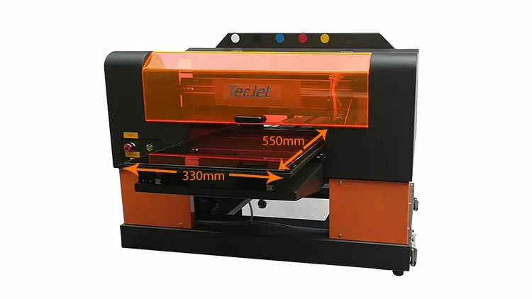 Tecjet Dx5, Dx7, XP600 Printhead 3350 UV Flatbed Printer Metal Printing Machine