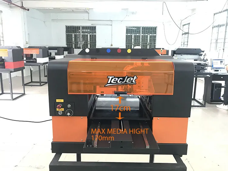 Tecjet Dx5, Dx7, XP600 Printhead 3350 UV Flatbed Printer Metal Printing Machine