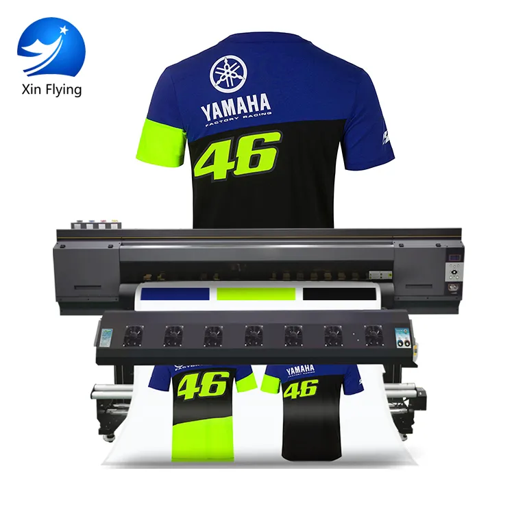 Textile Printer Manufacturer Dx5 Roll to Roll Clothes Fabric Polyester Digital Textile Printing Machine