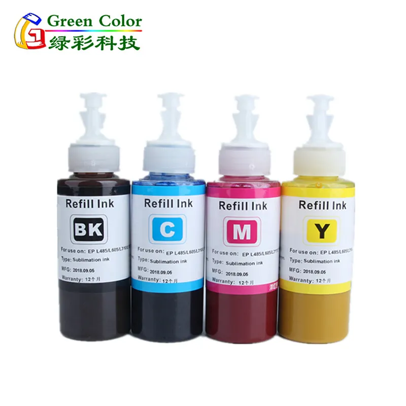 Wholesale Price 1000ml Print Effect Dye Sublimation Ink for Epson L380 L805 L130 Wf7710 7720 7110 1430 Sublimation Ink